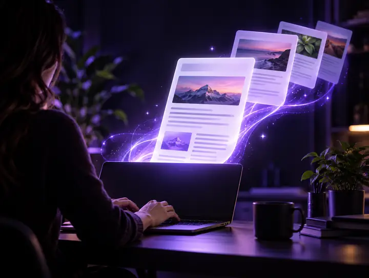 Illustration der Smart Ads-Produktoberfläche